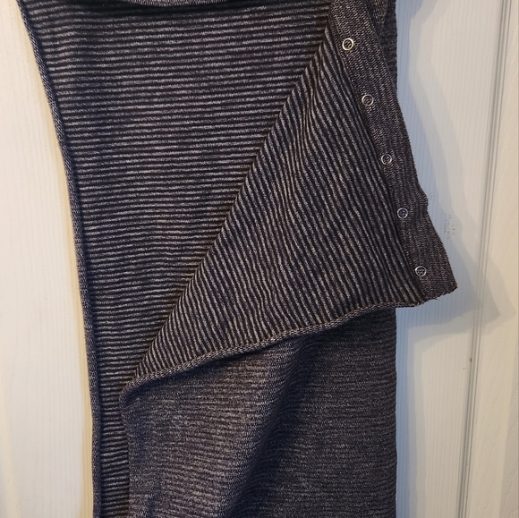 Lululemon Vinyasa Scarf Reversible Mini Check Pique Black Pique - Picture 3 of 3